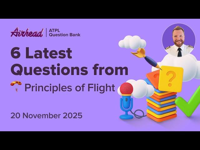 6 Latest ATPL Principles of Flight Questions | Stalls and UPRT