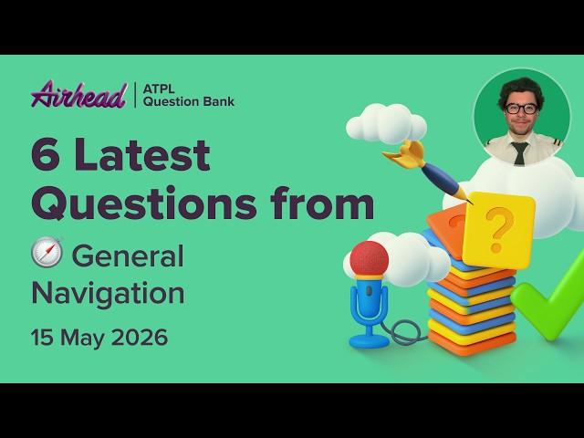 6 Latest ATPL General Navigation Questions Explained | Calculations & Track Geometry