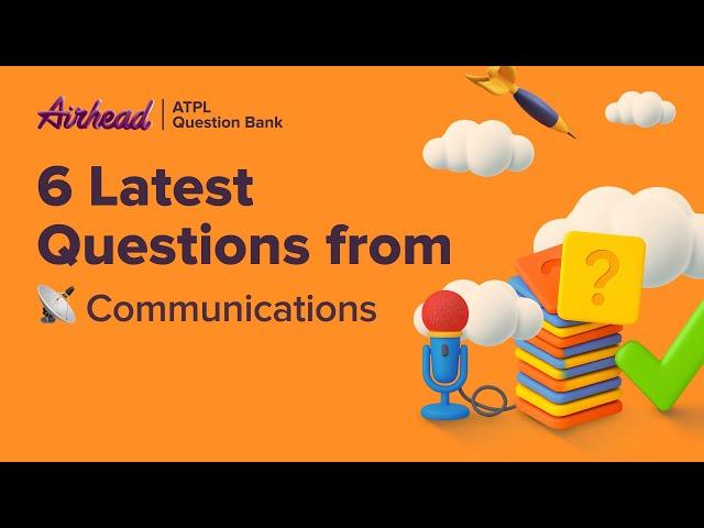 6 Latest Questions from Communications