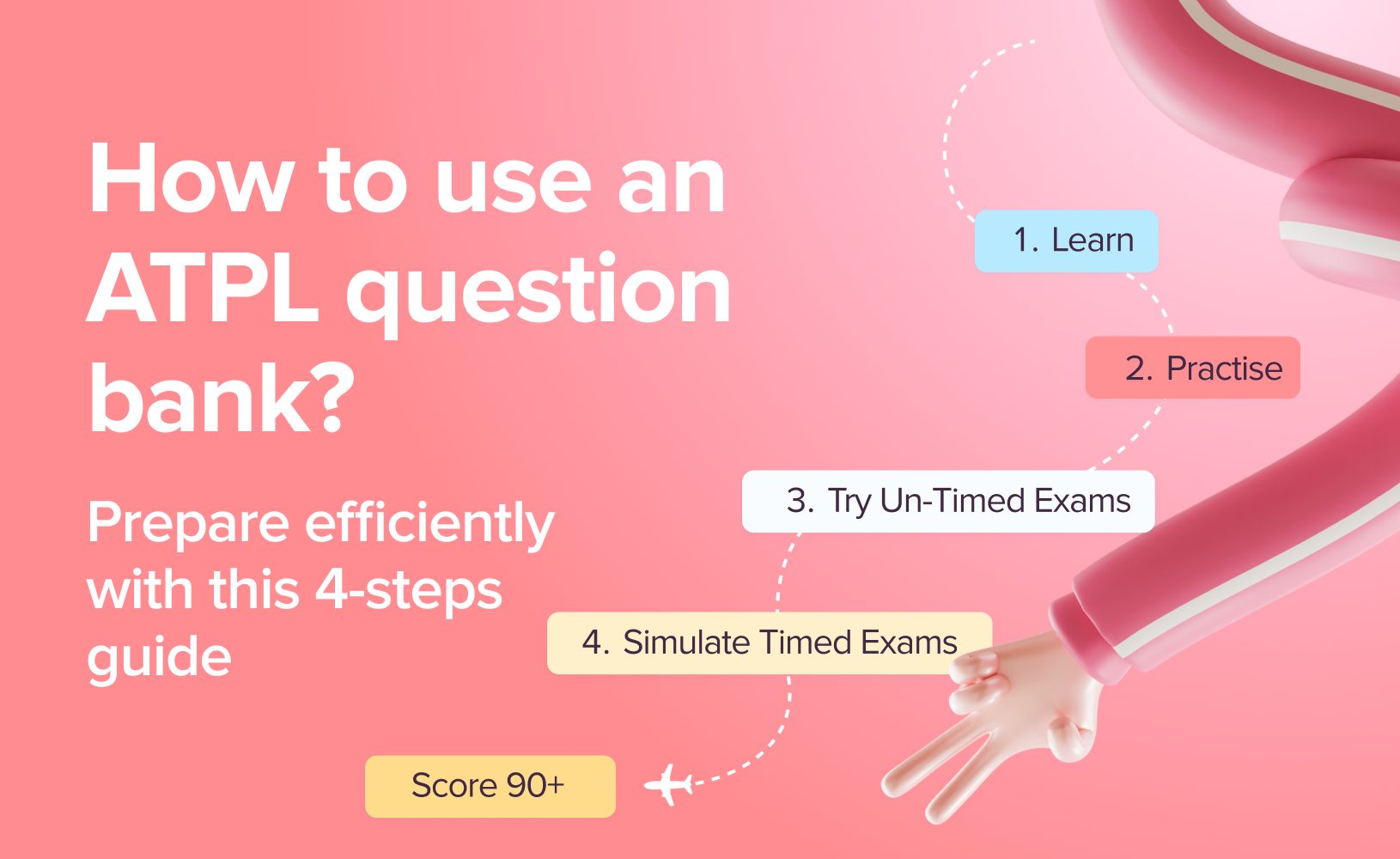 How to use an ATPL question bank efficiently? 4-steps guide.