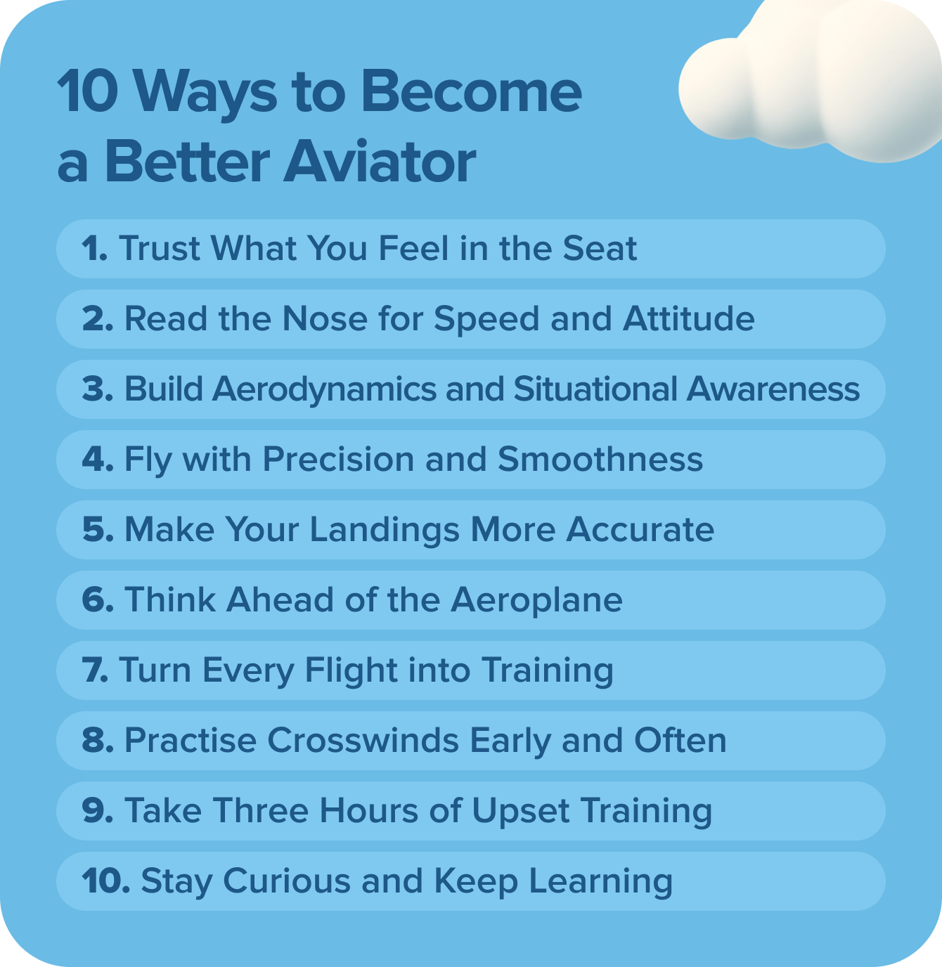 10 Ways to Become a Better Pilot