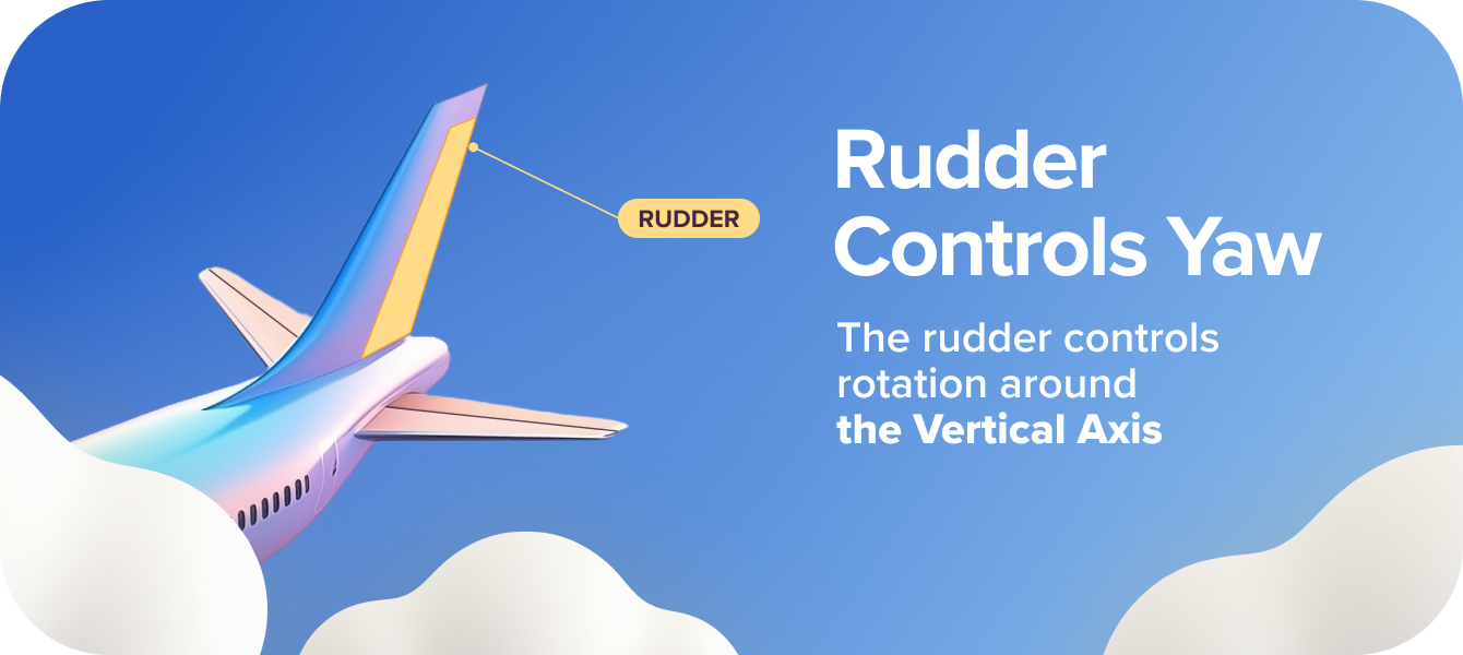Rudder Controls Yaw