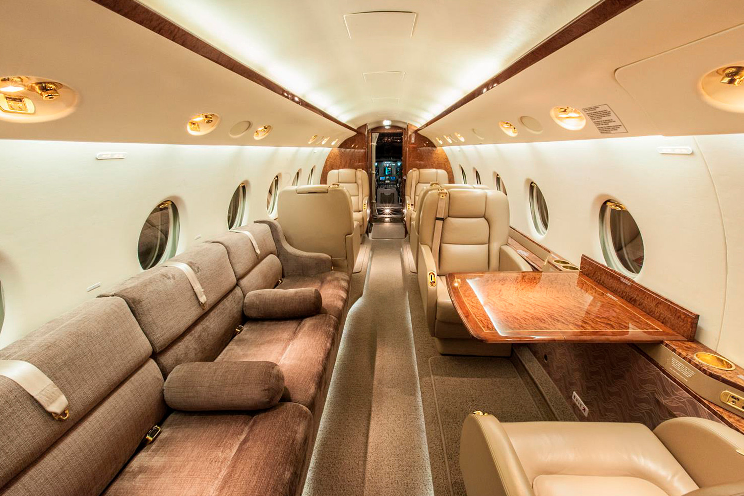 Gulfstream G200 interior ACP siver air