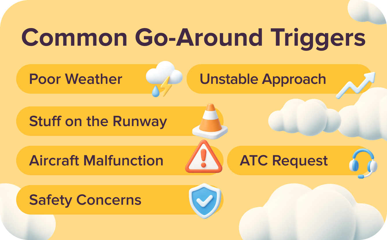 Common Go-around Triggers